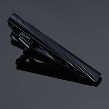 Load image into Gallery viewer, DY New and high quality laser engraving tie clip fashion style gold silver and black men's business tie pin Free Delivery